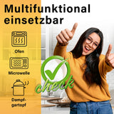 GOURMETmaxx Backpapierschalen für Heißluftfritteusen (2–5 l) – vielseitig einsetzbar für Ofen, Mikrowelle und Dampfgartopf.