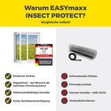 EASYmaxx Insect Protect Magnete für Insektenschutzgitter 12 Stk. - magnetische, einfache Montage ohne Bohren, widerstandsfähiges Gewebe, kein Sichtverlust.