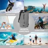 #DoYourOutdoor Dry Bag 20L - Lila, wasserdichter, robuster Outdoor-Rucksack für Reisen, Wassersport, Fahrradfahren und Strandaktivitäten.