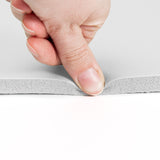 #DoYourFitness Fitnessmatte - In- & outdoor, 183x61x1,2 cm, zeigt flexible, rutschfeste und weiche Trainingsmatte in Weiß.