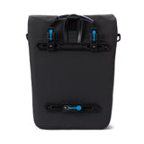 #DoYourSports Wasserdichte Fahrradtasche Roll-Top 21 L Schwarz mit Schnellverbindungssystem, 3-in-1 Nutzung, reflektierend und robust.