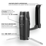 MAXXMEE Hemden- & Blusenbügler Kompakt mit 3 Stufen Trocknungszeit, One-Touch-Bedienung, platzsparend, zum Einhängen an Türen bis 4 cm.