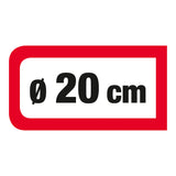 Bratoni Aluminium-Pfanne Diamant - 20 cm, blau, Antihaftbeschichtung, kratzunempfindlich, für alle Herdarten inkl. Induktion geeignet.