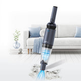 MAXXMEE Akku-Handstaubsauger anthrazit mit 2000mAh BLDC Motor, beutellos, HEPA-Filter, leicht und handlich für starkes Saugen.