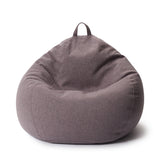 LUMALAND Comfort Line XL Sitzsack Dunkelgrau 90x110x50 cm Bodenkissen mit EPS Perlenfüllung, ergonomisch und waschbar.