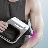 MAXXMEE Intensiv-Massagegerät schwarz/silber mit 3 Geschwindigkeitsstufen, ergonomisch, für effektive Muskelentspannung und Schmerzbekämpfung.