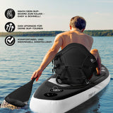 FitEngine SUP Kajaksitz für SUP-Boards mit ergonomischer Polsterung, einfacher Montage und Komfort für längere Touren auf dem Wasser.