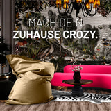 LUMALAND Sitzsack Classic XXL (380 L) beige, modern, für drinnen & draußen, mit pflegeleichtem Material und verdecktem Reißverschluss.