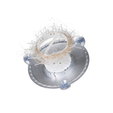 Abfluss-Fee Dusche 1x Verschlussstopfen, 2x Duftstein Zitrone/Apfel & 2x Haarfänger mit Saugnäpfen gegen Verstopfungen und Gerüche.