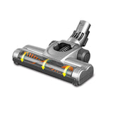 MAXXMEE Akku-Zyklon-Staubsauger Pet Star Bodendüse elektrisch rotierend für gründliche Reinigung in Orange/Silber.