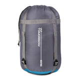 Where Tomorrow Camping Schlafsack Classic Mumienschlafsack in Tasche, wasserabweisend, atmungsaktiv, 230x80x55 cm, Türkis.