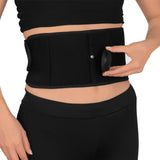 MAXXMEE Bauchmuskelgürtel EMS mit 6 Programmen und 9 Intensitätsstufen, unisize, schwarz, flexibel und komfortabel.