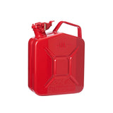 Oxid7® Metall Benzinkanister 5l Rot mit UN-Zulassung, pulverbeschichtetem Korrosionsschutz, ideal für Benzin- und Dieseltransport.