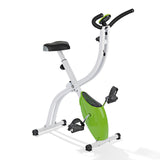 VITALmaxx Heimtrainer mit magnetischer Bremse limegreen/weiß, klappbar, LCD-Trainingscomputer, 8 Schwierigkeitsstufen, robust und platzsparend.