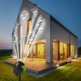 Borussia Mönchengladbach LED-Motivstrahler projiziert rotierende Gladbach-Logos auf Hauswände, wetterbeständig für innen & außen.