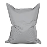 LUMALAND Sitzsack Classic XXL (380 L) in Silbergrau, wetterfest, pflegeleicht und komfortabel für Innen- und Außenbereich.
