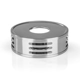 STÖVCHEN Kannenwärmer - Edelstahl, mattiertes Design, Teelichthalter, geeignet für Kannen Ø 7–14 cm, einfache Reinigung.