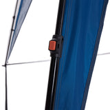 Where Tomorrow - Pop up Pavillon - Faltpavillon - 10 Sek. Quick-up-Aufbau - Blau mit stabilem Schnellverschlusssystem und wetterfestem Material.