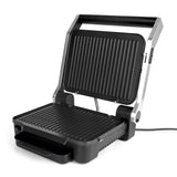 MAXXMEE Kontakt-Grill mit 6 Programmen - 2000W, großer Grillfläche, antihaftbeschichtet, abnehmbare Platten, einfache Reinigung, Touch-Display.