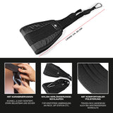 FitEngine Bauchtrainingsschlaufen mit Karabinerhaken, gepolstert, bis 150 kg belastbar, für Hanging Leg Raises und Crunches.