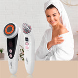 MAXXMEE Gesichtspflege "Professional" mit 3 Modi - 2er-Set Gesichtsmassage- und Porenreinigungsgerät mit LED-Licht und Intensitätsstufen.