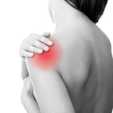 Schmerztherapie-Gerät Ultraschall - 24 Volt - weiß/türkis bei Schulterschmerzen und Verspannungen zur gezielten Schmerzlinderung.