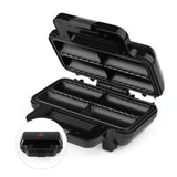 MAXXMEE Teigtaschen-Grill für 4 Teigtaschen - schwarz mit Antihaftbeschichtung und Kontrollleuchte für einfache Zubereitung.