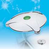 Abfluss-Fee Dusche 1x Verschlussstopfen, 2x Duftstein Zitrone/Apfel & 2x Haarfänger gegen Verstopfung und Gerüche im Abfluss.