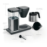 BEEM DIRECT-BREW Filterkaffeemaschine - Thermo mit digitalem Touch-Display, 1,25 l Thermokanne, Aroma-Plus-Funktion und 24-Stunden-Timer.