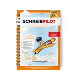 Schreibpilot Heft Schreibschrift - Schulausgangsschrift - mit Bleistift und Radiergummi, Lernsystem mit Rillen für einfache Schriftübung.