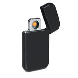 EASYmaxx USB Feuerzeug Glühspirale wiederaufladbar elektrisch schwarz mit Akku, USB aufladbar, ohne Gas oder Benzin, bis zu 50 Zigaretten.