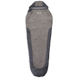 Where Tomorrow Camping Schlafsack Small & Light Mumienschlafsack in Hellgrau mit wasserabweisendem Material und Tasche, 220x80x50 cm.