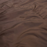 Doppelschlafsack mit Tragetasche - 2-Personen Schlafsack 190x150 cm braun, wasserabweisend, atmungsaktiv für Camping und Outdoor.