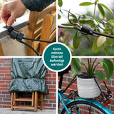 ModulFix - Multifunktionales Spanngummi-System - Premium-Set mit individuell einstellbarer Länge und verschiedenen Befestigungsoptionen.