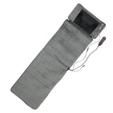 MAXXMEE Shiatsu-Massageauflage Pro mit Timer- und Auto-Off-Funktion in Grau, mit abnehmbarem Massagekissen und Wärmefunktion.