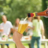 Taste Hero Deutschland Bier-Aufbereiter 3er-Set verhindert Insekten, passt auf Bierflaschen, schwarz/rot/gold, spülmaschinengeeignet.