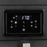 LANDMANN Gasgrill FRYTON 4.1 cooK mit digitaler Steuerung der integrierten Heißluftfritteuse bei 170 Grad Celsius.