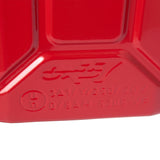 Oxid7® Metall Benzinkanister 5l - Rot mit UN-Zulassung, Pulverbeschichtung und Korrosionsschutz für Benzin und Diesel.