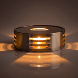 STÖVCHEN Kannenwärmer - Edelstahl mit Teelichthalter, hält Tee- und Kaffeekannen lange warm, mattiertes Edelstahl-Design.