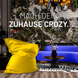 LUMALAND Sitzsack Classic XXL Gelb, modern und komfortabel für In- & Outdoor, pflegeleicht mit verstecktem Reißverschluss.