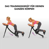 VITALmaxx Trainingsgerät Abmaxx 6 in schwarz mit 5 Schwierigkeitsstufen, höhenverstellbar, für Ganzkörpertraining.
