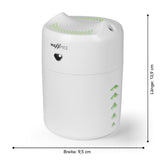 MAXXMEE Diffuser mit LED-Farbwechsel und Nachtlicht-Funktion, 400 ml, hauchfeiner Nebel, 4 Std. Dauerbetrieb, gleichmäßige Raumlüftung.