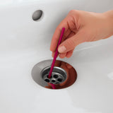 MAXXMEE Abflussreiniger-Stick Winter-Edition - 50 Stück, Anwendung im Waschbecken für saubere Abflüsse mit Apfel-Zimt-Duft.