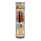 EASYmaxx Flaschenkühler mit 3 Stellflächen für bis zu 13 Flaschen und Dosen, stromlos und ideal für Outdoor-Getränkekühlung.