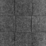 N8WERK Filz-Aufbewahrungstasche M in Dunkelgrau, moderner, faltbarer Filzkorb mit praktischen Tragegriffen, 35 x 25 x 25 cm.