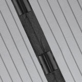Hoberg Tür-Insektenschutz 60 x 195 cm mit Magnetverschluss für selbstschließendes, anthrazitfarbenes Fliegengitter ohne Bohren.