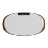 VITALmaxx Vibrationstrainer - Champagner/Grau mit 30 Vibrationsstufen, 3 Trainingszonen und voreingestellten Programmen.