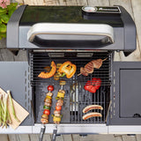 LANDMANN Gasgrill Triton 2.1 MaxX - 121 cm mit Edelstahl Brennern, emailliertem Rost und Infrarot-Seitenbrenner, ideal zum Grillen.