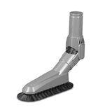 CLEANmaxx Akku-Zyklon-Staubsauger - 2in1 - lila/silber Möbelkantenbürste mit Gelenk für schwer erreichbare Stellen.