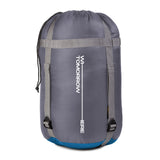Where Tomorrow Camping Schlafsack Classic in Tasche, Mumienschlafsack 230x80x55 cm, blau, wasserabweisend und atmungsaktiv.